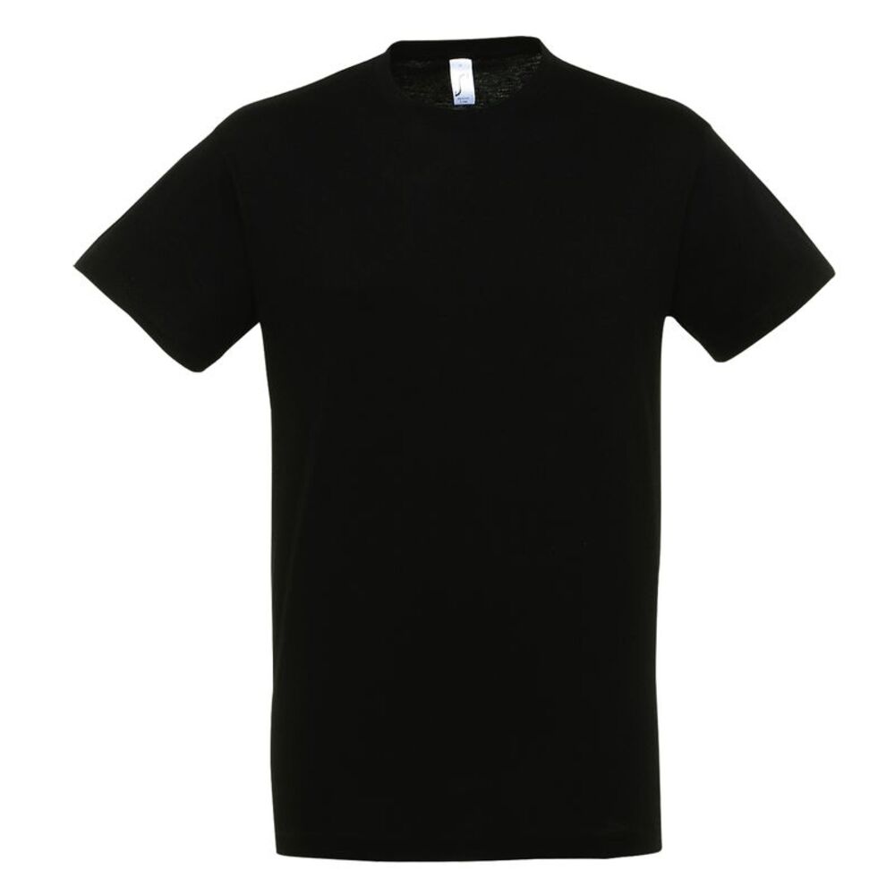 SOLS Mens Regent Short Sleeve T-Shirt / Deep Black